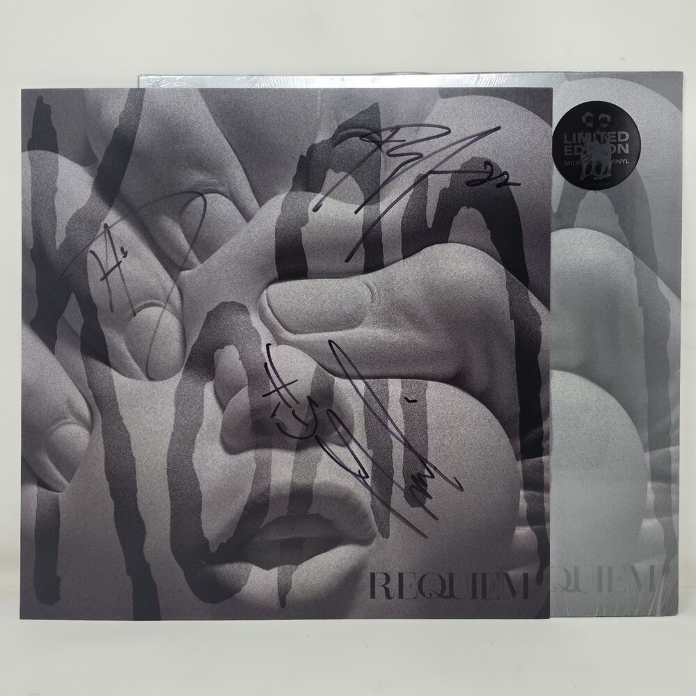 New Korn Requiem LP Vinyl Record With SIGNED 12'' Lithograph AUTOGRAPHED Print